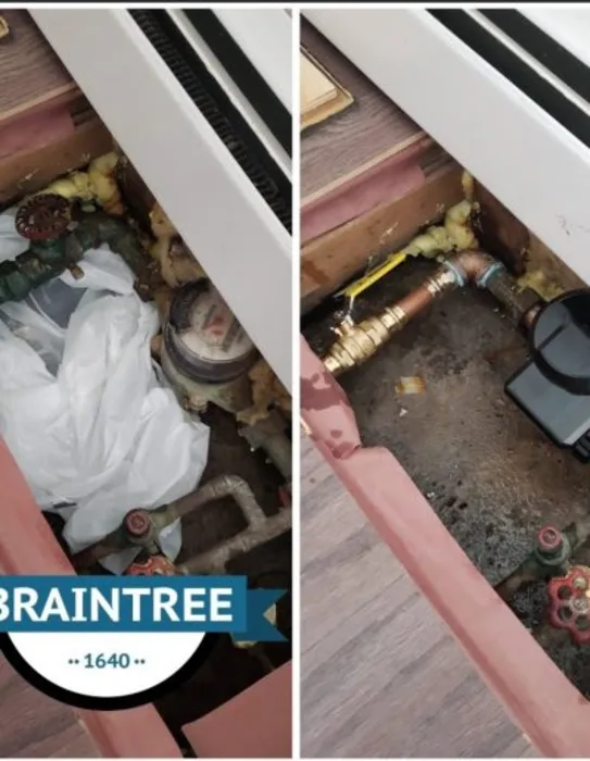Water meter installation in Braintree